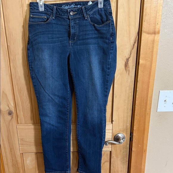 Women's Eddie Bauer Blue Jeans - Picture 1 of 5